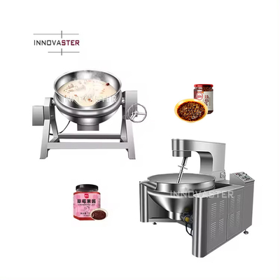 Função de fervura e mistura Máquina de cozinhar caramelo de aquecimento elétrico com misturador 200L