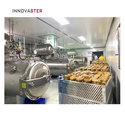 Esterilização Física Água de Coco Cogumelo Molho de Carne de Frango Esterilizador de Autoclave