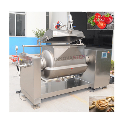 Caldeira industrial com chapa de vapor e cozinha a vácuo para fazer deliciosas papas