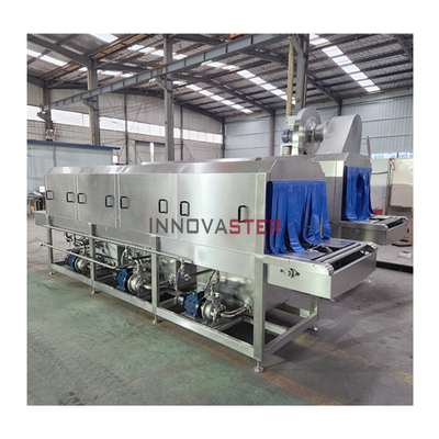 Máquina de Lavar Caixa de Cestas de Plástico Industrial