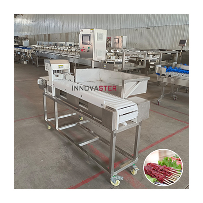 Automático Grade velocidade automática Salsicha Grelhado Cordeiro Máquina Skewer para cozinhar rápido