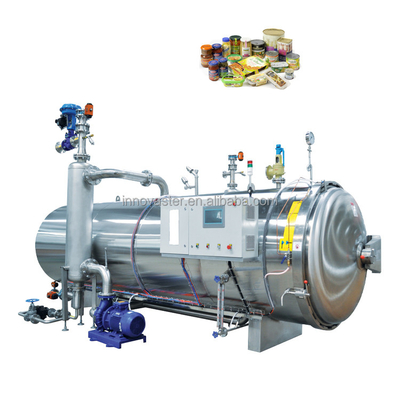 1100*1200*1500MM Máquina de retortação de água média, conservas de peixe, esterilizadores alimentares