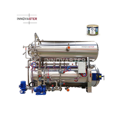 304 aço inoxidável leite café banho de água esterilização de alta temperatura autoclave retorte