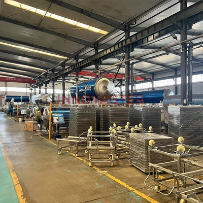 Retort Processo de esterilização a vapor em autoclave para alimentos embalados, conservas de aves de capoeira e carne bovina
