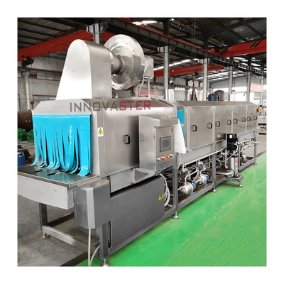 6100*1700*1700mm Máquina de lavagem a alta pressão para caixas/contentores em lojas de bebidas