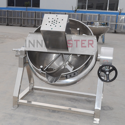 Máquina de mistura e cozimento automática comercial de 100-600L de capacidade para pot de pasta de sementes de lótus