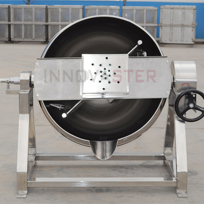 Máquina de mistura e cozimento automática comercial de 100-600L de capacidade para pot de pasta de sementes de lótus