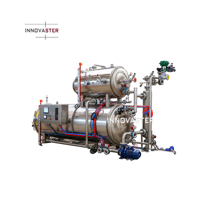 1100*1200*1500MM Máquina de cozinha sob pressão de bolsas para equipamento de processamento de alimentos enlatados