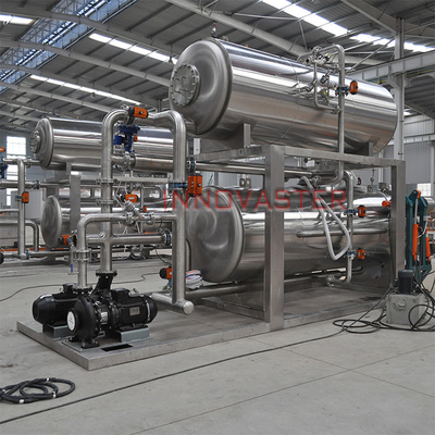 1100*1200*1500MM Máquina de cozinha sob pressão de bolsas para equipamento de processamento de alimentos enlatados