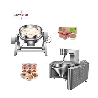 Máquina de fazer sopa de panela a ferver com sistema de aquecimento e tensão de 230V/380V/415V/440V