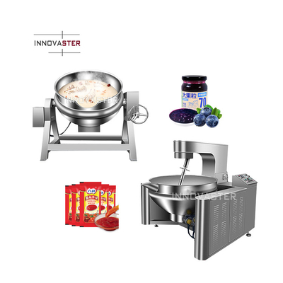 Aquecimento elétrico/vapor/óleo misturador automático de panelas de cozinha, panela de ferver, chaleira com raspador
