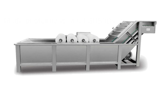 Máquina de lavar bolhas para vegetais e frutas em alimentos e bebidas