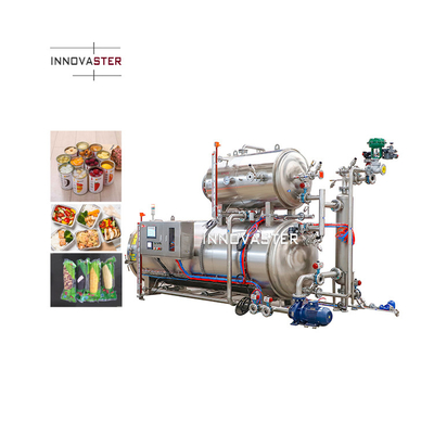 1100*1200*1500MM Aquecimento Elétrico Alta Pressão Alta Temperatura Imersão em Água Esterilizador de Autoclave Retort