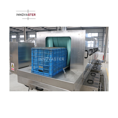 Máquina industrial de lavagem a alta pressão para recipientes de alimentos