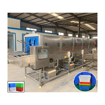 Máquina de lavar roupa de tipo spray industrial automática de volume de negócios de vegetais