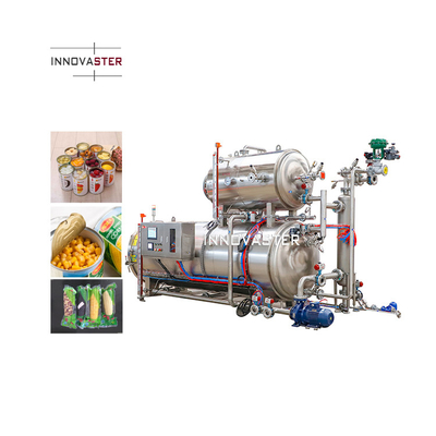 Máquina de autoclave de bolsas de pressão de alimentos para animais de estimação com controle remoto
