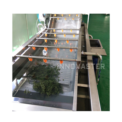 Máquina de lavar a água para a corte e processamento de bolhas de ar de frutas e vegetais