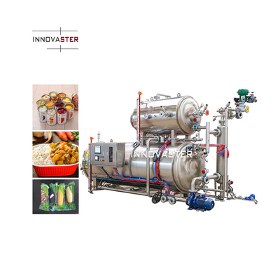 1100*1200*1500MM Máquina de esterilização de peixe em conserva de alimentos em autoclave