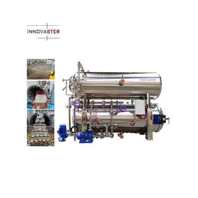Agricultura Automática Imersão em água Pasta de tomate enlatada Máquina de esterilização autoclave 1100*1200*1500MM