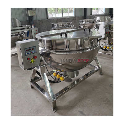 Caldeira de cozinha de agitação planetária automática com misturador de aquecimento por via elétrica/vapor/óleo