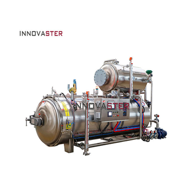 Máquina de esterilização a alta temperatura, banho de água, autoclave, retorta para alimentos pré-fabricados