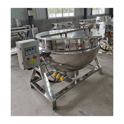 304 Ferro inoxidável, misturador de cozinha a gás, chaleira para equipamento de processamento de alimentos