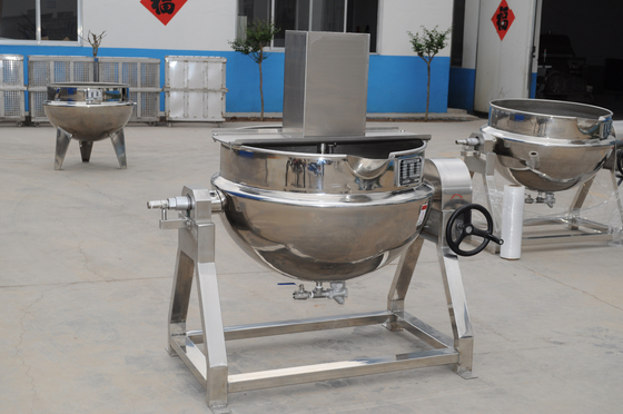 Função de fervura e mistura Aço inoxidável 304 Chaleira para cozinhar sala de jantar escolar