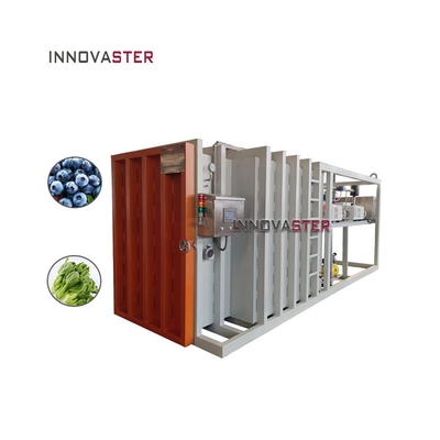 Refrigerador de vácuo de capacidade 1000 kg para alface e outros vegetais 304 aço inoxidável