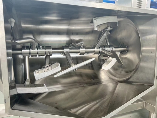 100L Jaqueta de extração de água horizontal Chaleira de cozinha com função de agitação a vácuo