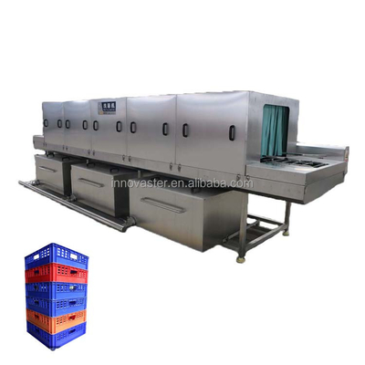 Lavadora industrial para limpeza automática de bandejas de alimentos em lojas B2B de alimentos e bebidas