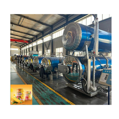 Embalagem de água de coco de esterilização a alta temperatura com design de retorta horizontal