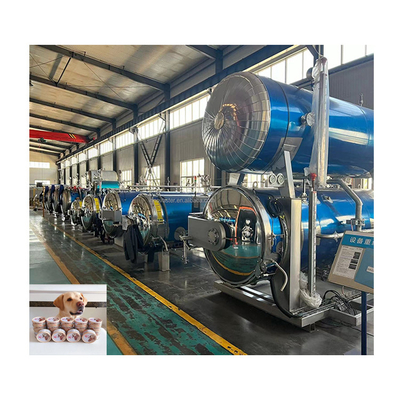 Retorte automático de lote para esterilização de ar em autoclave de vapor industrial de ar médio