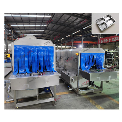 Máquina de lavar caixas de plástico de 215 kg de capacidade para operação rápida na fabricação direta