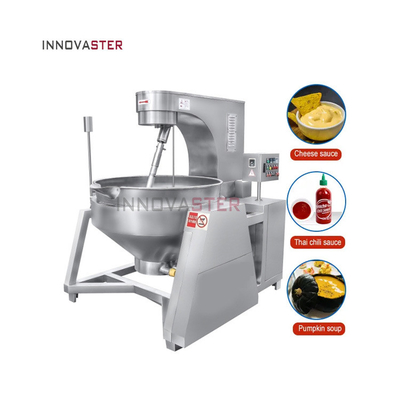 Caldeira de cozinha industrial de aquecimento elétrico ou a vapor para instalações de transformação de vegetais