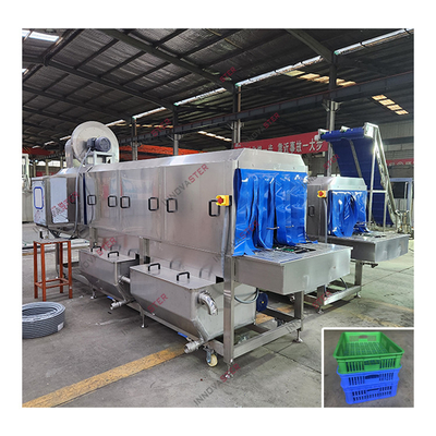 2021 Basket Commercial Box Washer Automática Caixas de Plástico Máquina de Lavar para Paletes