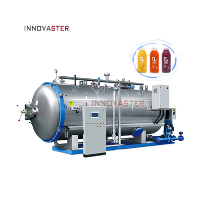 Multifuntcional Industrial Horizontal Vapor Alimentos Jarros de vidro de estanho Pode Esterilizador Retorte Autoclave