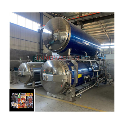 Autoclave de esterilização a alta temperatura personalizável para bebidas e sumos de frutas