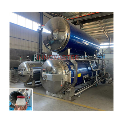 Vapor Médio Horizontal Garrafa de Vidro Fungos Jar Pet Conservas Esterilização Retort
