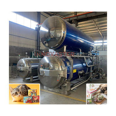 Retorte de esterilização a alta temperatura para embalagens em sacos de qualidade alimentar 2100 KG