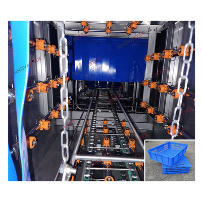 Túnel de lavagem automático de água a vapor de panificação de caixa de cesta com 18kw Voltagem 380/480V