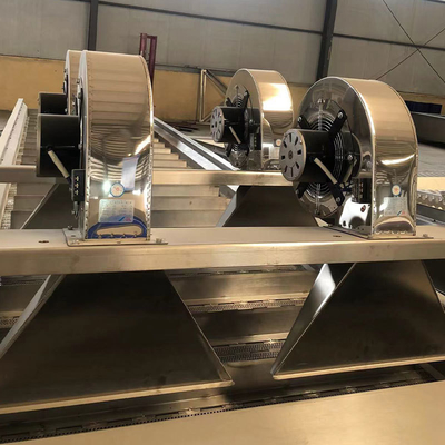 Túnel de secador de ar industrial totalmente automático para linha de processamento de alimentos em bolsas em 2023