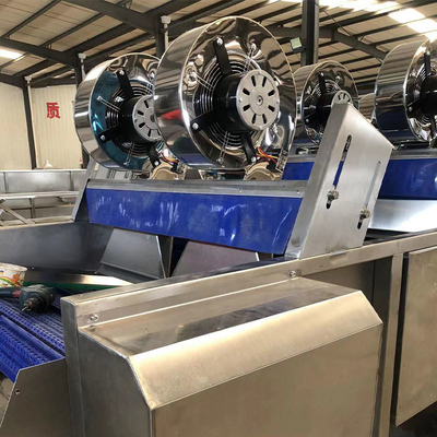 Fácil de operar Túnel Air Dryer de alimentos para linha de processamento industrial de frutas e vegetais