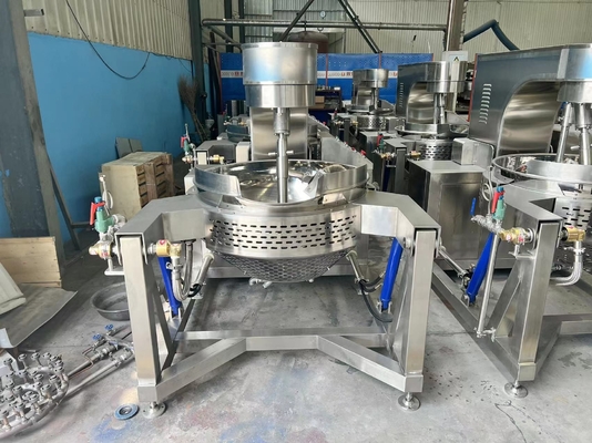 Cozinha automática multi-chefe de aço inoxidável para fazer molho
