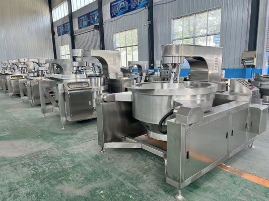 Cozinha automática multi-chefe de aço inoxidável para fazer molho