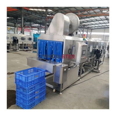 SUS304 Caixas comerciais de barras de aço inoxidável Lavadora de caixas de cesta para lavagem de paletes