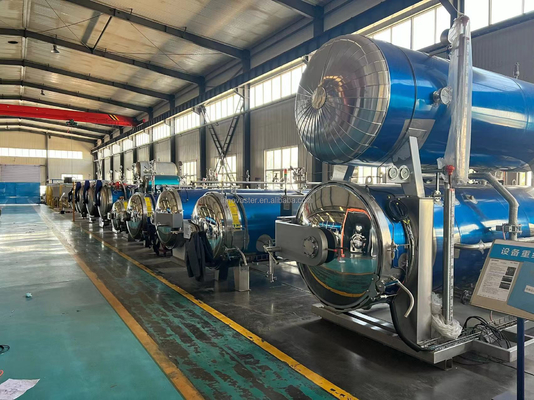 Máquina de autoclave de laboratório de tensão 3P para caranguejos enlatados, atum, lula, sardinha, arenque