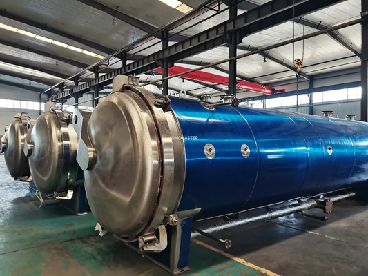 Máquina de autoclave de laboratório de tensão 3P para caranguejos enlatados, atum, lula, sardinha, arenque