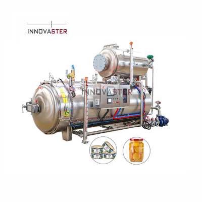 Multifuntcional de alta temperatura de conservas de presunto de cavala, bolas de carne de presunto de cavala, esterilizador a vapor, autoclave
