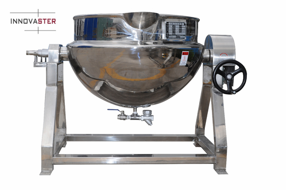 Caldeirão automático de vapor de 50 litros para molho de caramelo de pasta de feijão vermelho