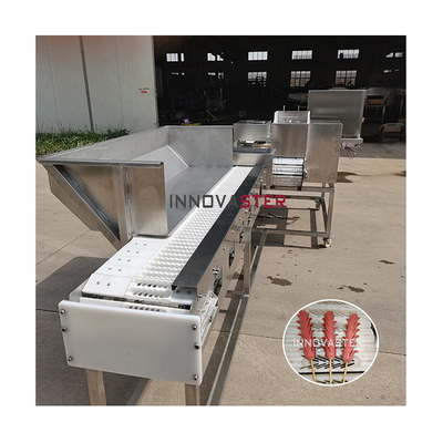 304 de aço inoxidável Voltagem 200V/380V/440V Máquina automática de Kebab Satay